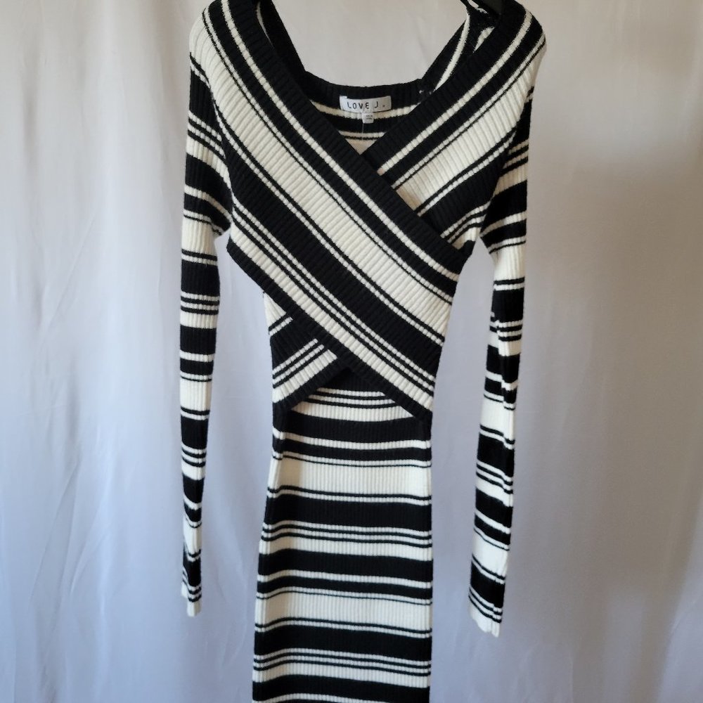 Off the shoulder sweater dress